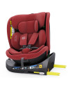 B.Joy_Red,Scaun Auto B-Joy DELUXE BUF BOOF iSIZE Red cu Isofix pozitie somn 155 grade rotativ 360 grade 40-150 cm
