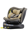 B.Joy_LightBrown,Scaun Auto B-Joy DELUXE BUF BOOF iSIZE LightBrown cu Isofix pozitie somn 155 grade rotativ 360 grade 40-150 cm
