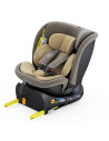 B.Joy_LightBrown,Scaun Auto B-Joy DELUXE BUF BOOF iSIZE LightBrown cu Isofix pozitie somn 155 grade rotativ 360 grade 40-150 cm