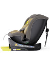 B.Joy_LightBrown,Scaun Auto B-Joy DELUXE BUF BOOF iSIZE LightBrown cu Isofix pozitie somn 155 grade rotativ 360 grade 40-150 cm