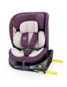 B.Joy_Purple,Scaun Auto B-Joy DELUXE BUF BOOF iSIZE Purple cu Isofix pozitie somn 155 grade rotativ 360 grade 40-150 cm