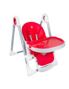 X-6Red,Scaun de masa X-6 BUF BOOF, 4 pozitii inclinare pana la 180 grade, reglabil 7 pozitii inaltime, Red