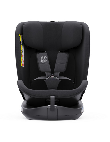 B.Joy_Black,Scaun Auto B-Joy DELUXE BUF BOOF iSIZE Black cu Isofix pozitie somn 155 grade rotativ 360 grade 40-150 cm