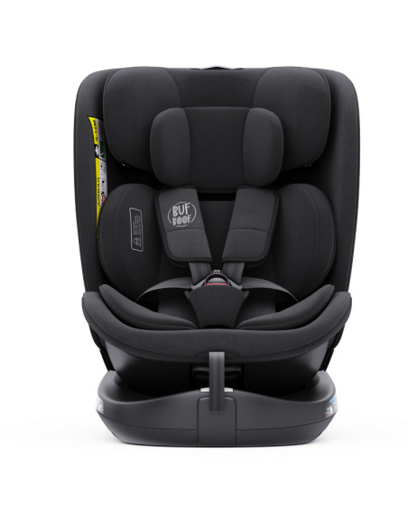 B.Joy_Black,Scaun Auto B-Joy DELUXE BUF BOOF iSIZE Black cu Isofix pozitie somn 155 grade rotativ 360 grade 40-150 cm