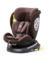 iSizeTWT_Coffee,Scaun Auto TWT Plus DELUXE BUF BOOF iSIZE Coffee cu Isofix rotativ 360 grade 40-150 cm