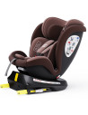 iSizeTWT_Coffee,Scaun Auto TWT Plus DELUXE BUF BOOF iSIZE Coffee cu Isofix rotativ 360 grade 40-150 cm