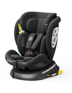 iSizeTWT_BlackJeans,Scaun Auto TWT Plus DELUXE BUF BOOF iSIZE BlackJeans cu Isofix rotativ 360 grade 40-150 cm