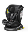 iSizeTWT_BlackJeans,Scaun Auto TWT Plus DELUXE BUF BOOF iSIZE BlackJeans cu Isofix rotativ 360 grade 40-150 cm