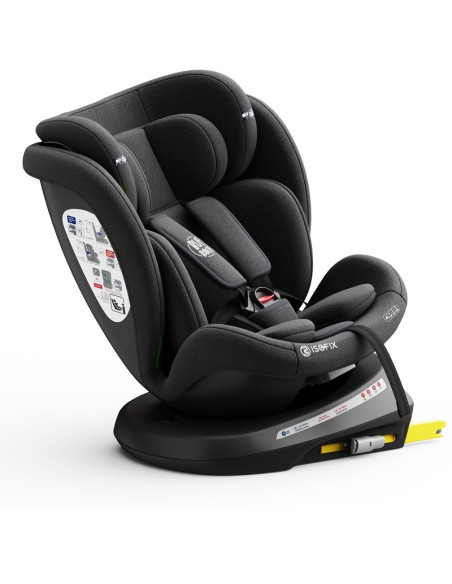 iSizeTWT_BlackJeans,Scaun Auto TWT Plus DELUXE BUF BOOF iSIZE BlackJeans cu Isofix rotativ 360 grade 40-150 cm
