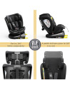 iSizeTWT_BlackJeans,Scaun Auto TWT Plus DELUXE BUF BOOF iSIZE BlackJeans cu Isofix rotativ 360 grade 40-150 cm