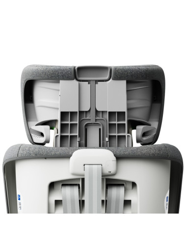 iSizeTWT_CreamGrey,Scaun Auto TWT Plus DELUXE BUF BOOF iSIZE CreamGrey cu Isofix rotativ 360 grade 40-150 cm