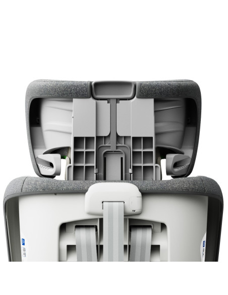 iSizeTWT_CreamGrey,Scaun Auto TWT Plus DELUXE BUF BOOF iSIZE CreamGrey cu Isofix rotativ 360 grade 40-150 cm