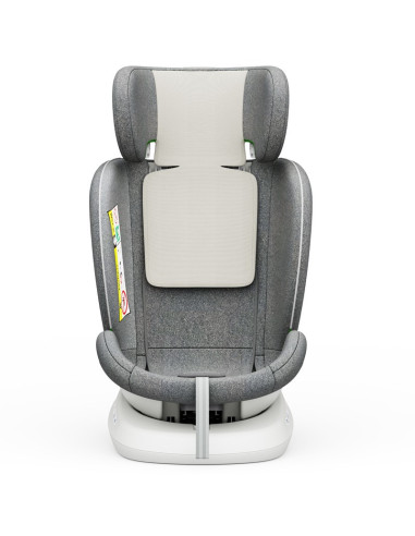 iSizeTWT_CreamGrey,Scaun Auto TWT Plus DELUXE BUF BOOF iSIZE CreamGrey cu Isofix rotativ 360 grade 40-150 cm