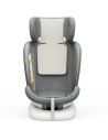 iSizeTWT_CreamGrey,Scaun Auto TWT Plus DELUXE BUF BOOF iSIZE CreamGrey cu Isofix rotativ 360 grade 40-150 cm