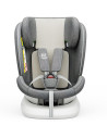 iSizeTWT_CreamGrey,Scaun Auto TWT Plus DELUXE BUF BOOF iSIZE CreamGrey cu Isofix rotativ 360 grade 40-150 cm