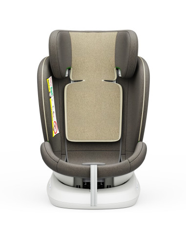 iSizeTWT_LightBrown,Scaun Auto TWT Plus DELUXE BUF BOOF iSIZE LightBrown cu Isofix rotativ 360 grade 40-150 cm
