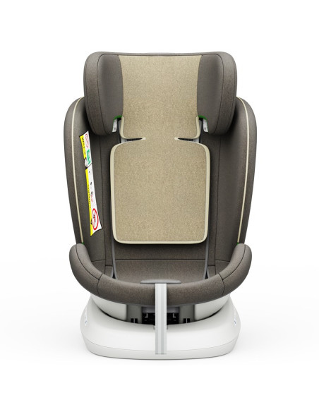 iSizeTWT_LightBrown,Scaun Auto TWT Plus DELUXE BUF BOOF iSIZE LightBrown cu Isofix rotativ 360 grade 40-150 cm