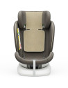 iSizeTWT_LightBrown,Scaun Auto TWT Plus DELUXE BUF BOOF iSIZE LightBrown cu Isofix rotativ 360 grade 40-150 cm