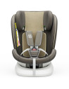iSizeTWT_LightBrown,Scaun Auto TWT Plus DELUXE BUF BOOF iSIZE LightBrown cu Isofix rotativ 360 grade 40-150 cm