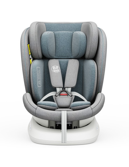 iSizeTWT_LightBlue,Scaun Auto TWT Plus DELUXE BUF BOOF iSIZE LightBlue cu Isofix rotativ 360 grade 40-150 cm