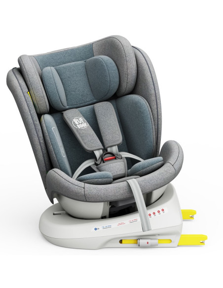 iSizeTWT_LightBlue,Scaun Auto TWT Plus DELUXE BUF BOOF iSIZE LightBlue cu Isofix rotativ 360 grade 40-150 cm