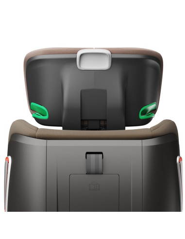 906Platinum_Coffee,Scaun auto Platinum Deluxe i-Size Buf Boof cu isofix rotativ 360 grade Top Tether SIPS 40-150 cm 0-36 kg Coff