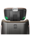 906Platinum_Coffee,Scaun auto Platinum Deluxe i-Size Buf Boof cu isofix rotativ 360 grade Top Tether SIPS 40-150 cm 0-36 kg Coff