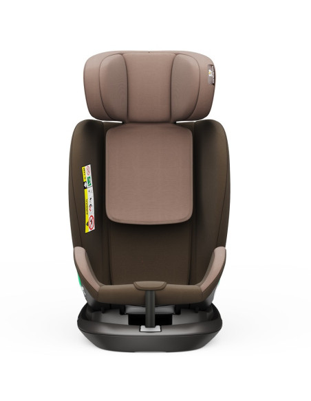 906Platinum_Coffee,Scaun auto Platinum Deluxe i-Size Buf Boof cu isofix rotativ 360 grade Top Tether SIPS 40-150 cm 0-36 kg Coff