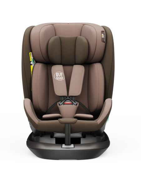906Platinum_Coffee,Scaun auto Platinum Deluxe i-Size Buf Boof cu isofix rotativ 360 grade Top Tether SIPS 40-150 cm 0-36 kg Coff