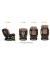 906Platinum_Coffee,Scaun auto Platinum Deluxe i-Size Buf Boof cu isofix rotativ 360 grade Top Tether SIPS 40-150 cm 0-36 kg Coff