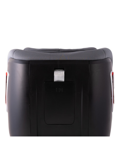 906Platinum_SimpleGrey,Scaun auto Platinum Deluxe i-Size Buf Boof cu isofix rotativ 360 grade Top Tether SIPS 40-150 cm 0-36 kg 