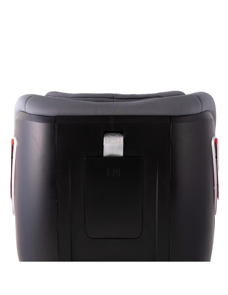 906Platinum_SimpleGrey,Scaun auto Platinum Deluxe i-Size Buf Boof cu isofix rotativ 360 grade Top Tether SIPS 40-150 cm 0-36 kg 