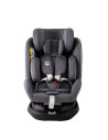906Platinum_SimpleGrey,Scaun auto Platinum Deluxe i-Size Buf Boof cu isofix rotativ 360 grade Top Tether SIPS 40-150 cm 0-36 kg 