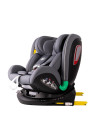906Platinum_SimpleGrey,Scaun auto Platinum Deluxe i-Size Buf Boof cu isofix rotativ 360 grade Top Tether SIPS 40-150 cm 0-36 kg 