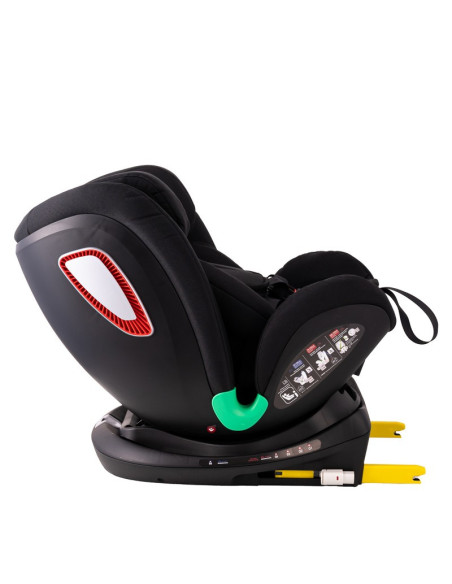 906Platinum_BlackJeans,Scaun auto Platinum Deluxe i-Size Buf Boof cu isofix rotativ 360 grade Top Tether SIPS 40-150 cm 0-36 kg 