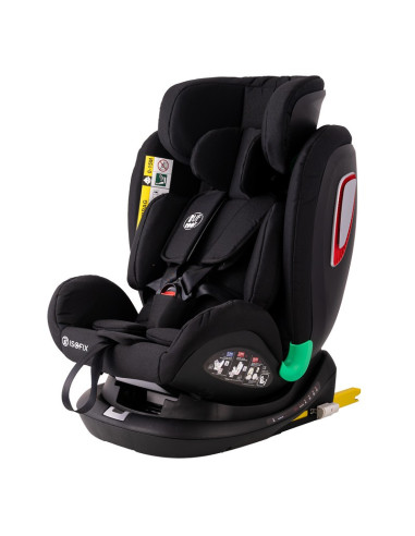 906Platinum_BlackJeans,Scaun auto Platinum Deluxe i-Size Buf Boof cu isofix rotativ 360 grade Top Tether SIPS 40-150 cm 0-36 kg 