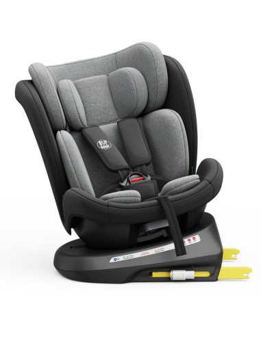 iSizeTWT_Black,Scaun Auto TWT Plus DELUXE BUF BOOF iSIZE Black cu Isofix rotativ 360 grade 40-150 cm