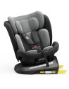 iSizeTWT_Black,Scaun Auto TWT Plus DELUXE BUF BOOF iSIZE Black cu Isofix rotativ 360 grade 40-150 cm