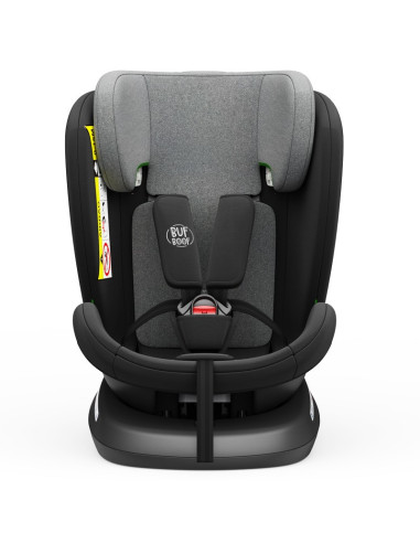 iSizeTWT_Black,Scaun Auto TWT Plus DELUXE BUF BOOF iSIZE Black cu Isofix rotativ 360 grade 40-150 cm