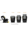 iSizeTWT_Black,Scaun Auto TWT Plus DELUXE BUF BOOF iSIZE Black cu Isofix rotativ 360 grade 40-150 cm