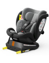 iSizeTWT_Black,Scaun Auto TWT Plus DELUXE BUF BOOF iSIZE Black cu Isofix rotativ 360 grade 40-150 cm