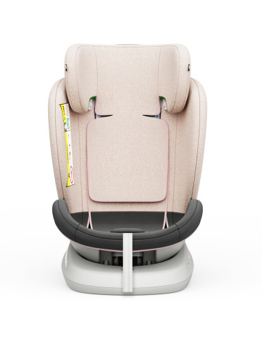 isizeTWT_LightPink,Scaun auto TWT Plus iSize Buf Boof LightPink cu isofix Rotativ 360 grade Pozitie Somn Top Tether 0-36 kg 40-1