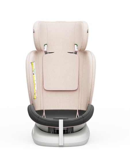isizeTWT_LightPink,Scaun auto TWT Plus iSize Buf Boof LightPink cu isofix Rotativ 360 grade Pozitie Somn Top Tether 0-36 kg 40-1