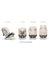 isizeTWT_LightPink,Scaun auto TWT Plus iSize Buf Boof LightPink cu isofix Rotativ 360 grade Pozitie Somn Top Tether 0-36 kg 40-1