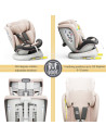 isizeTWT_LightPink,Scaun auto TWT Plus iSize Buf Boof LightPink cu isofix Rotativ 360 grade Pozitie Somn Top Tether 0-36 kg 40-1