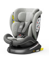 iSizeTWT_DuoGrey,Scaun Auto TWT Plus DELUXE BUF BOOF iSIZE DuoGrey cu Isofix rotativ 360 grade 40-150 cm
