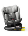 iSizeTWT_DuoGrey,Scaun Auto TWT Plus DELUXE BUF BOOF iSIZE DuoGrey cu Isofix rotativ 360 grade 40-150 cm