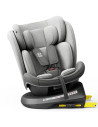 iSizeTWT_DuoGrey,Scaun Auto TWT Plus DELUXE BUF BOOF iSIZE DuoGrey cu Isofix rotativ 360 grade 40-150 cm