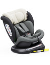 iSizeTWT_MandaraGrey,Scaun Auto TWT Plus DELUXE BUF BOOF iSIZE MandaraGrey cu Isofix rotativ 360 grade 40-150 cm