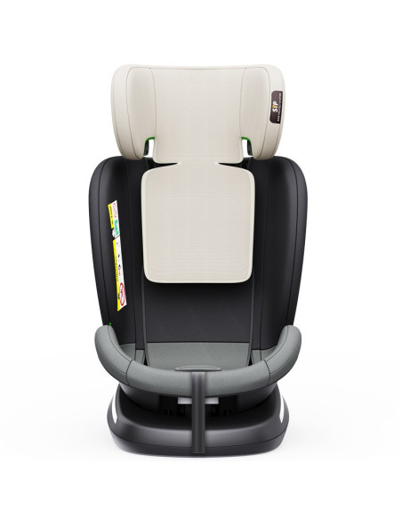 iSizeTWT_MandaraGrey,Scaun Auto TWT Plus DELUXE BUF BOOF iSIZE MandaraGrey cu Isofix rotativ 360 grade 40-150 cm